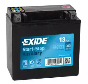 Аккумулятор exide start-stop auxiliary 12v 13ah 200a EXIDE купить